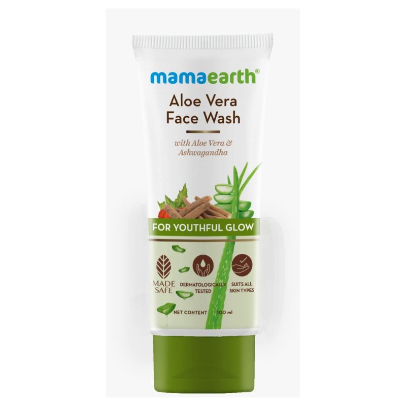 Mamaearth Aloe Vera Face Wash |100ml