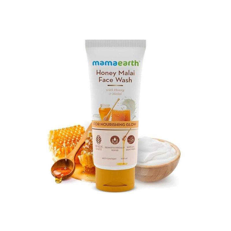 Mamaearth Honey Malai Face Wash | 100ml