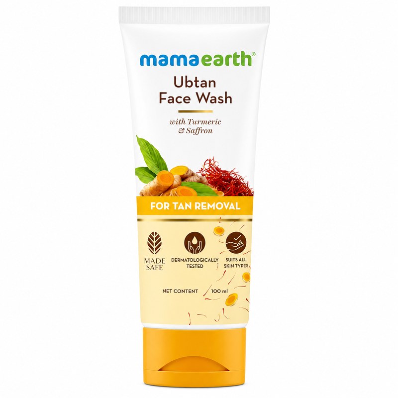 Mamaearth Ubtan Face Wash for Tan Removal |100ml