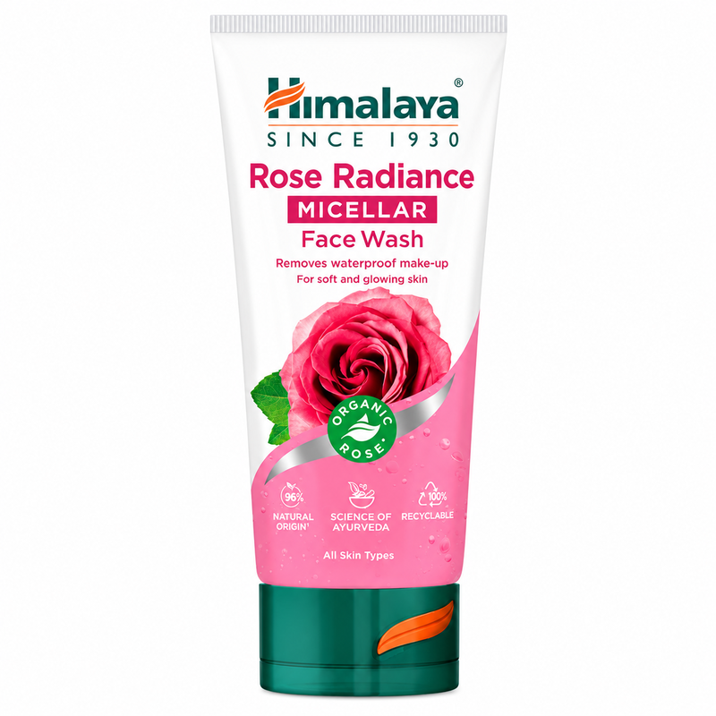 Himalaya Rose Radiance Micellar Face Wash – 150ml