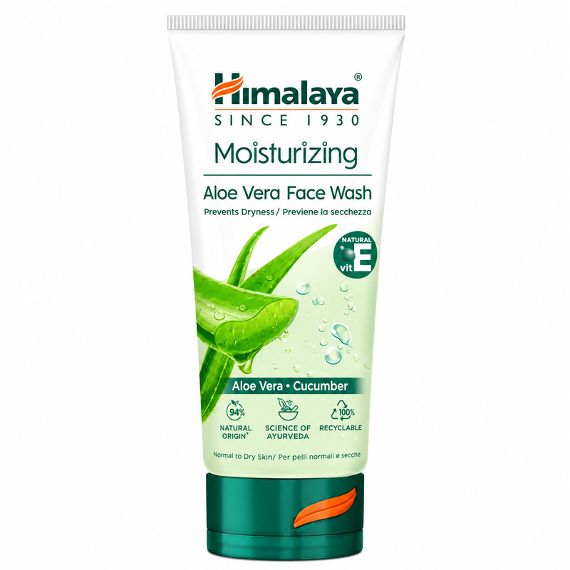 Himalaya Moisturising Aloe Vera Face Wash – 150ml