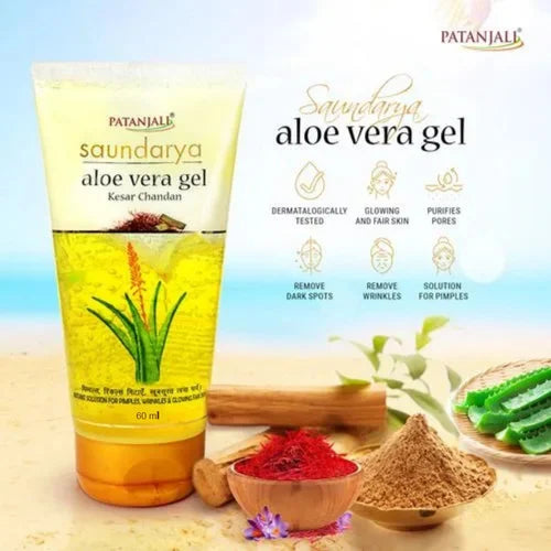 Patanjali Saundarya Aloevera Gel (Kesar Chandan)